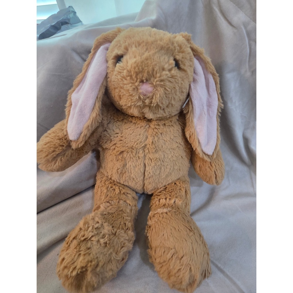 Build A Bear Pawlette Bunny Plush Tan Brown Long Ear Rabbit Stuffed Animal